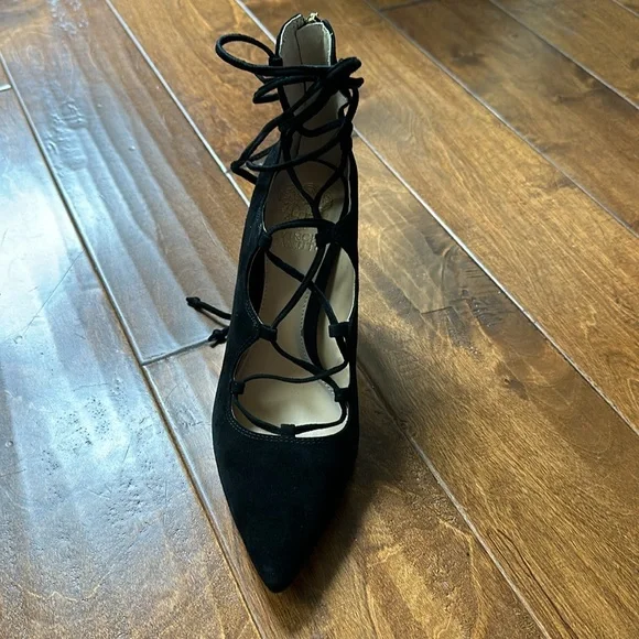 Vince Camuto, VC-BARSHA 9M, black suede - Picture 5 of 6